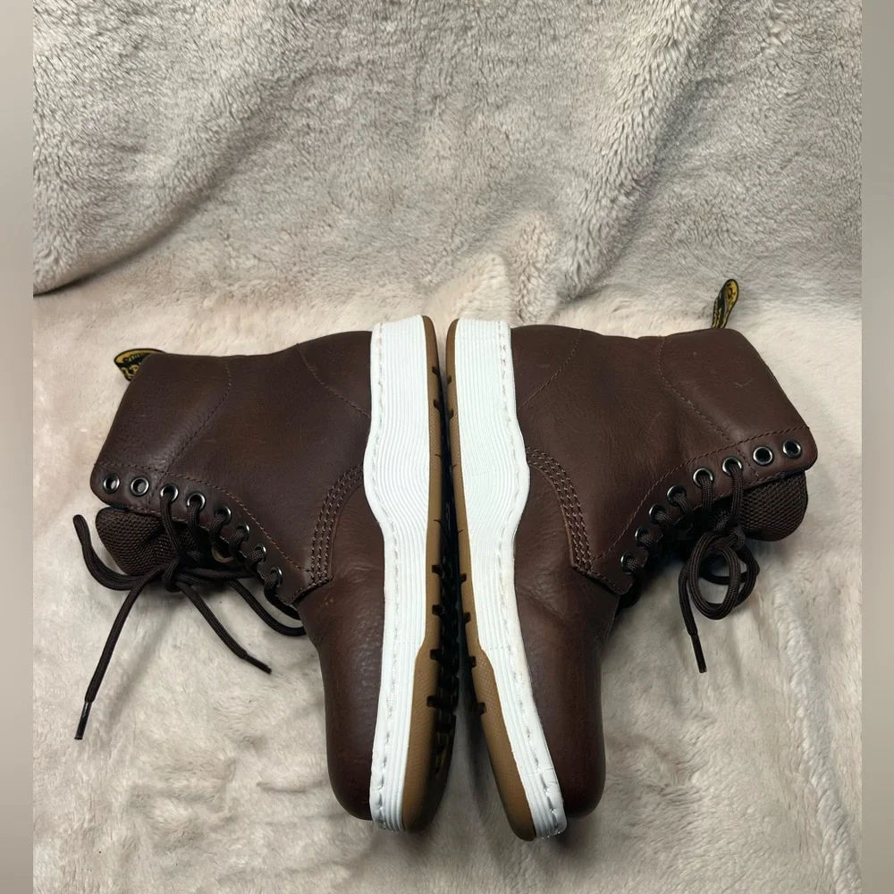 Dr Martens Rigal Leather Mid Boots AirWair Brown Womens US size 6 - Picture 4 of 8